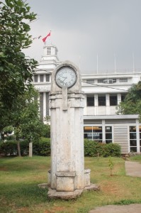 the old clock tower at the Kota railway station