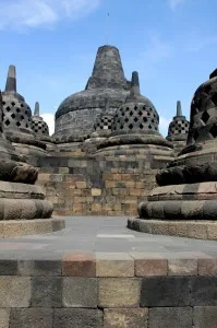 top of the Borobudur temple