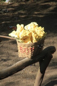basket full of sulphur