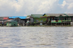 the village in the middle of the lake