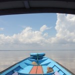 the view from our canoe, of Danau Jempang