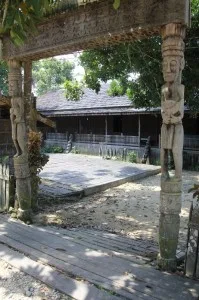 entrance to the longhouse