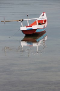 fishing canoe in the Waingapu harbour