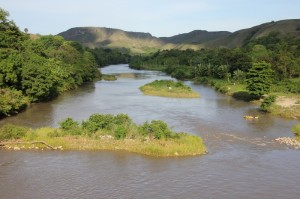 same river, view of the downstream part