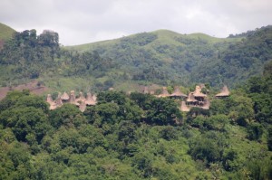 Sodo village, on a distant hill