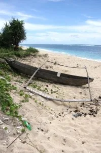 canoe at Marusi beach