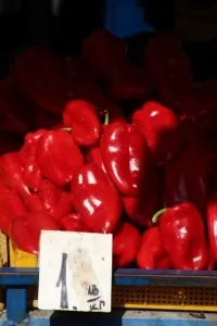 peppers in the market