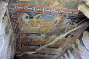 roof frescos inside the Mother Church 