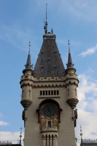 the tower of the Palace of Culture, Iasi's signature building