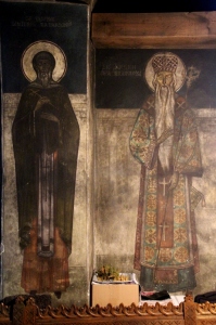 frescos in a Suceava church