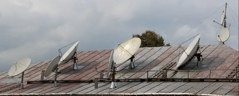 satelite dishes are indispensable