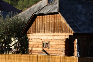 many houses and barns are made of wood
