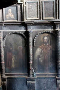 icons of the iconostasis, in close up