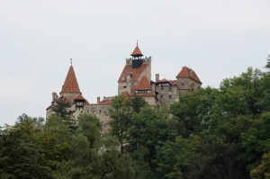 Bran Castle, the real thing: towers and turrets