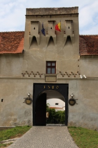 the entrance to the Brasov Citadel