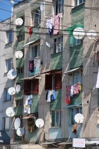 more palatis, with a wild growth of satelite dishes
