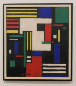 Composition with White Head, also a Huszar painting from 1917