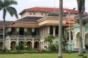 the Maimoon Palace, locally known as the Medan Palace, the residence of the old royals