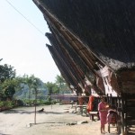 string of traditional houses in Jangga