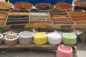 nuts for sale at the Tahktakaracha Pass