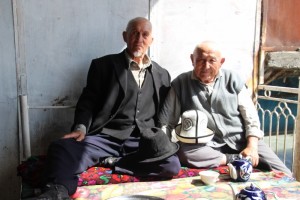 two of the tea drinkers, proudly posing