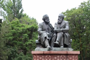 and Marx and Engles, casually discussing