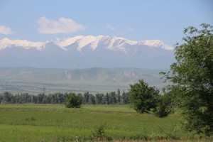 the Ala-Too mountains south of Bishkek, once again