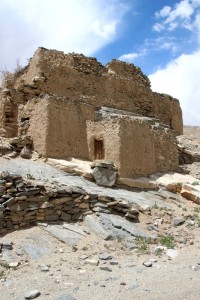 remains of the Shusbuvad fortress dwellings