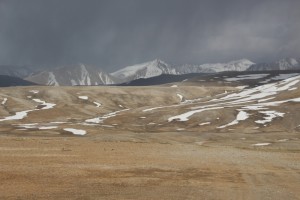 the landscape at the pass, spooky, and utterly desolate