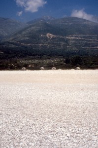 pebble beach south of Llogara, well protected