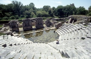 the Roman amphitheatre