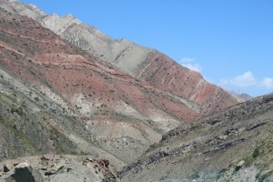 the mountains around the tunnel area