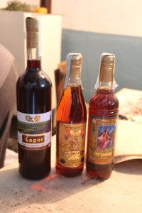 a few of the bottles from Marochnoe Vino
