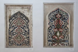 old carvings preented in the Tashkent Museum