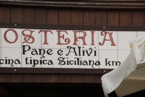 restaurants aplenty, in Sicily