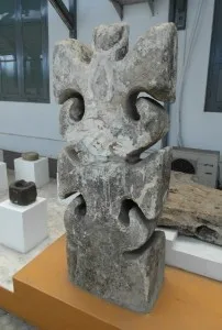 stone sculpture, quite like the ones we saw on Sumba