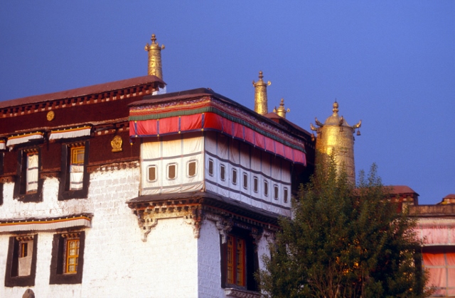 the Johkang Temple in Lhasa, the holiest temple in Tibet