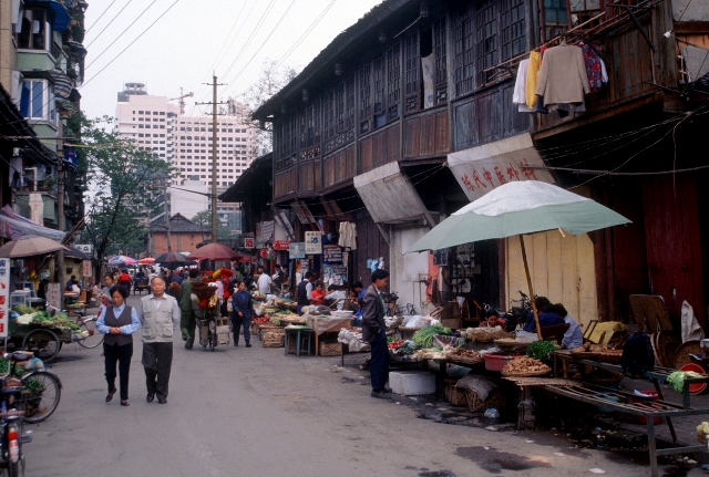 Chengdu street market