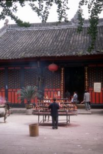 offerings inside the temple complex