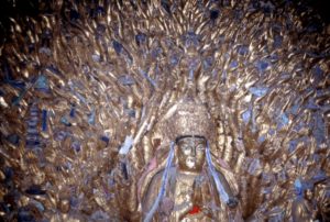 a thousand Buddha image in Baoding Shan