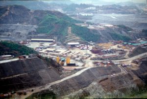 working site at the Three Gorges Dam