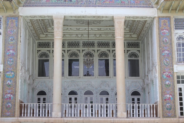 the front terrace of Qavam House