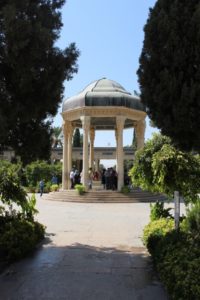 the shire of Hafez, under an octagonal pavillion
