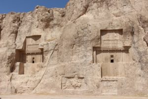 two out of four tombs in Naqsh-e Rostam