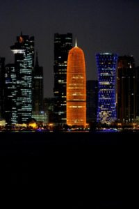 one of the most recognisable buildings in the Doha skyline