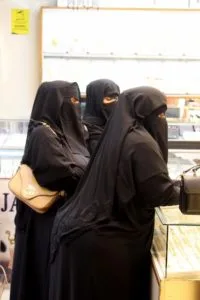 the customers in the gold souq